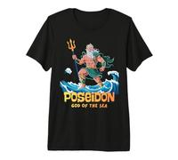 Souvenir du Dieu Grec Poséidon Dieu de la mer Grèce pour Tout-Petit garçon T-Shirt Haut de Gamme