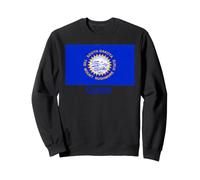 Souvenir du Drapeau américain Custer Dakota du Sud Sweatshirt