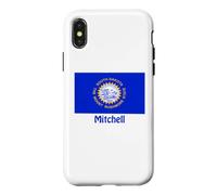 Souvenir du Drapeau américain du Dakota du Sud Mitchell Coque pour iPhone X/XS