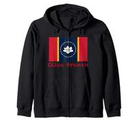 Souvenir du Drapeau américain du Mississippi Olive Branch Sweat à Capuche
