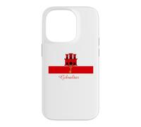 Souvenir du Drapeau de Gibraltar Coque pour iPhone 14 Pro