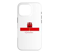 Souvenir du Drapeau de Gibraltar Coque pour iPhone 16 Pro