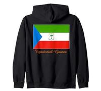 Souvenir du Drapeau de la Guinée équatoriale Sweat à Capuche