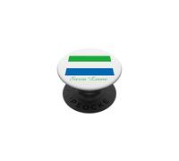 Souvenir du Drapeau de la Sierra Leone PopSockets PopGrip Adhésif