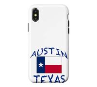Souvenir du Drapeau du Texas Austin Coque pour iPhone X/XS