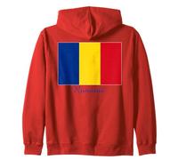 Souvenir du Drapeau roumain de la Roumanie Sweat à Capuche