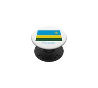 Souvenir du Drapeau rwandais du Rwanda PopSockets PopGrip Adhésif