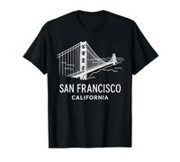 Souvenir du Golden Gate Bridge de San Francisco en Californie T-Shirt