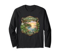Souvenir du lac Ontario du Parc d'État de Beechwood à New York Manche Longue
