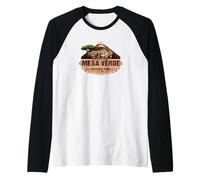 Souvenir du Palais de la Falaise du Parc National du Colorado des États-Unis de Mesa Verde Manche Raglan