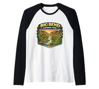 Souvenir du Parc National Big Bend Texas Souvenir Visiteur Manche Raglan