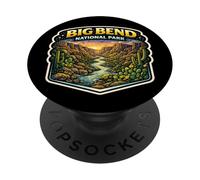 Souvenir du Parc National Big Bend Texas Souvenir Visiteur PopSockets PopGrip Adhésif