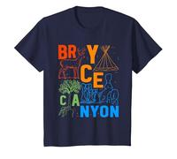 Souvenir du Parc National de Bryce Canyon Utah Bryce Canyon T-Shirt, Enfant, Bleu Marine, 6 Ans