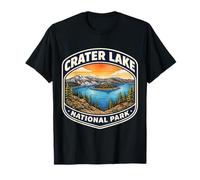 Souvenir du Parc National de Crater Lake Oregon Randonnée T-Shirt