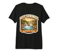 Souvenir du Parc National de Hot Springs en Arkansas T-Shirt Haut de Gamme