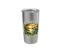 Souvenir du parc national des Everglades Nature Gobelet isotherme en acier inoxydable double paroi