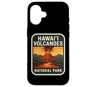 Souvenir du Parc National des volcans d'Hawaï Coque pour iPhone 16