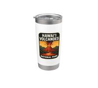 Souvenir du parc national des volcans d'Hawaï Gobelet isotherme en acier inoxydable double paroi