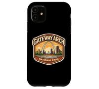 Souvenir du Parc National Gateway Arch Missouri Coque pour iPhone 11