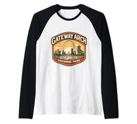 Souvenir du Parc National Gateway Arch Missouri Manche Raglan