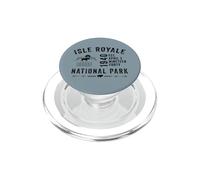 Souvenir du Parc National Isle Royale du lac Supérieur Michigan PopSockets PopGrip pour MagSafe