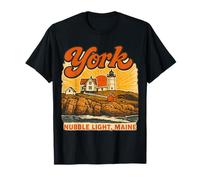 Souvenir du Phare York Nubble Light dans Le Maine, du Cap Neddick T-Shirt