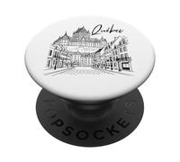 Souvenir du Québec rétro Souvenir du Canada/Québec PopSockets PopGrip Adhésif