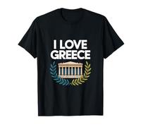 Souvenir du Temple Antique « I Love Greece » T-Shirt