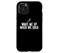 Souvenir du Voyageur de croisière Wake Me Up When We Dock Coque pour iPhone 11 Pro