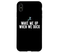Souvenir du Voyageur de croisière Wake Me Up When We Dock Coque pour iPhone XS Max