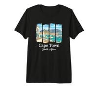 Souvenir du Voyageur du Cap en Afrique du Sud T-Shirt Haut de Gamme