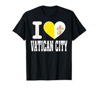 Souvenir en Forme de cœur avec Inscription « I Love Vatican City » T-Shirt
