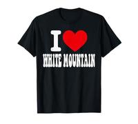 Souvenir en Forme de cœur « I Love White Mountain Alaska » AK City Pride T-Shirt