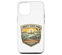 Souvenir Fantaisie Liberty State Park New Jersey Ellis Island Coque pour iPhone 12/12 Pro