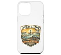 Souvenir Fantaisie Liberty State Park New Jersey Ellis Island Coque pour iPhone 12 Pro Max