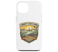 Souvenir Fantaisie Liberty State Park New Jersey Ellis Island Coque pour iPhone 13