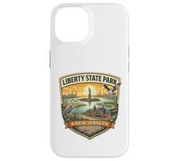 Souvenir Fantaisie Liberty State Park New Jersey Ellis Island Coque pour iPhone 14