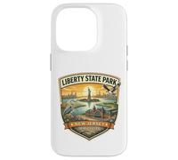 Souvenir Fantaisie Liberty State Park New Jersey Ellis Island Coque pour iPhone 14 Pro