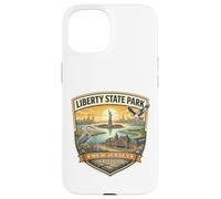 Souvenir Fantaisie Liberty State Park New Jersey Ellis Island Coque pour iPhone 15