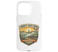 Souvenir Fantaisie Liberty State Park New Jersey Ellis Island Coque pour iPhone 15 Pro Max