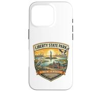 Souvenir Fantaisie Liberty State Park New Jersey Ellis Island Coque pour iPhone 16 Pro