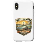 Souvenir Fantaisie Liberty State Park New Jersey Ellis Island Coque pour iPhone X/XS