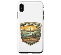 Souvenir Fantaisie Liberty State Park New Jersey Ellis Island Coque pour iPhone XS Max