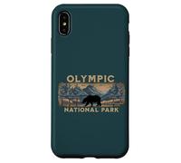 Souvenir Fantaisie Vintage Olympic National Park Washington Coque pour iPhone XS Max