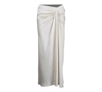 Souvenir - Gonna Svasata in Satin - Femme - Jupes - Beige - Taille: 40 FR