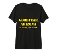 Souvenir Goodyear Arizona coordonnées T-Shirt Haut de Gamme