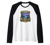 Souvenir Graphique Fantaisie Voyageurs National Park Minnesota Manche Raglan