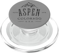 Souvenir Impressionnant de Design de Montagne Aspen Colorado PopSockets PopGrip pour MagSafe