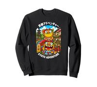 Souvenir Japonais Shisa Sakura Kawaii Kanji d'Okinawa Sweatshirt