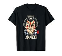 Souvenir Kabuki Japonais du jeudi Kabuki T-Shirt Graphique avec Valeur